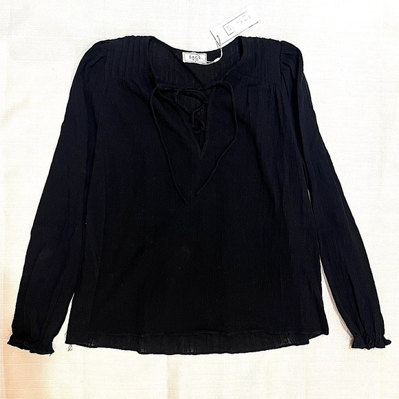 Sage The Label Relaxed Blouse Size Small - Picture 1 of 8